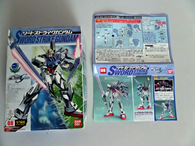 Action figure GUNDAM Mobile Suit (Sword Strike) # 08 scala 1/44 + kit (RX-78-2) - Foto 9