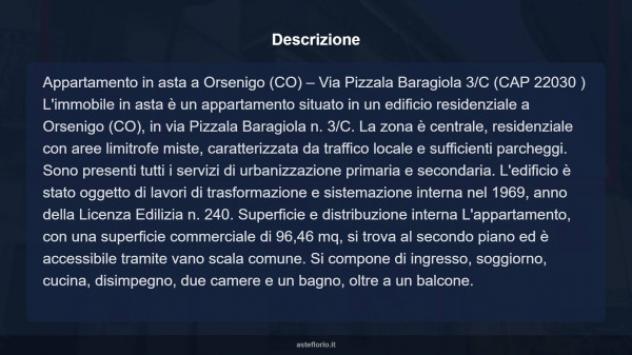 Immobile in asta di 96 m², box auto in vendita a Orsenigo - Foto 10
