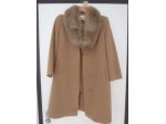 Cappotto donna lana marrone