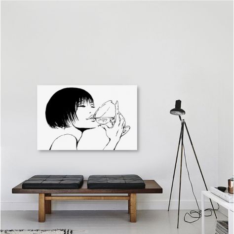 Quadro moderno Valentina Crepax dipinto fatto a mano