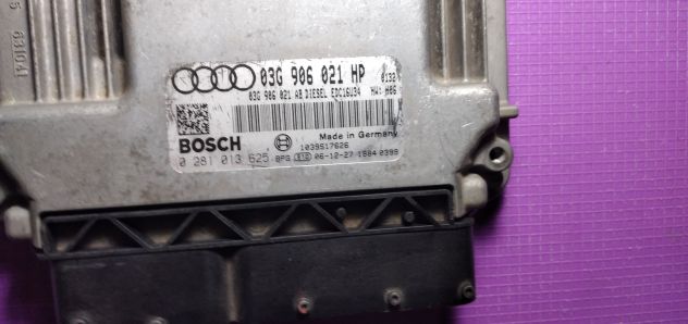 CENTRALINA MOTORE AUDI A3 1.9 TDI BOSCH 0 281 013 625, 0281013625, 03G 906 021 H - Foto 2