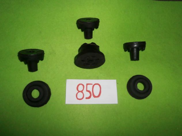 Tasselli supporto motore cambio Fiat 850 sport spider special NUOVI