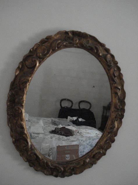 SPECCHIERA ANTICA IN LEGNO TENUTA BENISSIMO. - Foto 2