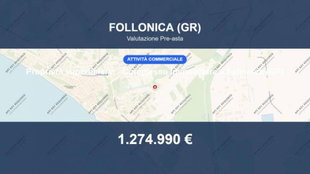 Immobile in asta di 1593 m² in vendita a Follonica
