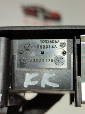 PULSANTE ALZAVETRO ANTERIORE DX JEEP Cherokee 5° Serie 68029178 10035067 ENS diesel 2777 (0813) - Foto 4