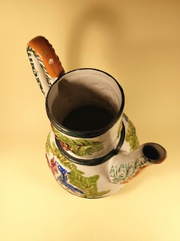 VASO METALLO-1980-DA BECCUCCIO A MANICO MAX.23,5 H.22,8 - Foto 3