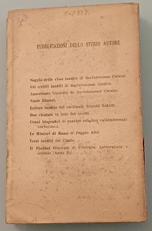 Prose Varie" di Giuseppe Baccini, pubblicata a Firenze nel 1884. - Foto 4