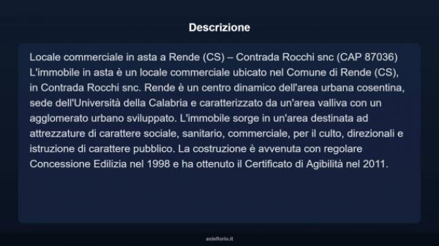 Immobile in asta di 221 m² in vendita a Rende - Foto 4