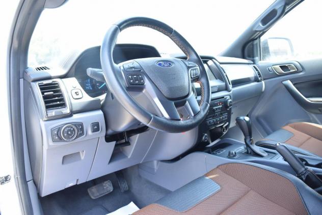 FORD Ranger WILDTRAK 4X4 - CABINA RIALZATA - BODY ALLARGATO +IVA DETRAIBILE - 3.2 TDCi 200CV AUTOM. DC 5pt. - GANCIO TRAINO - PELLE - CRUISE - BT - NA - Foto 7