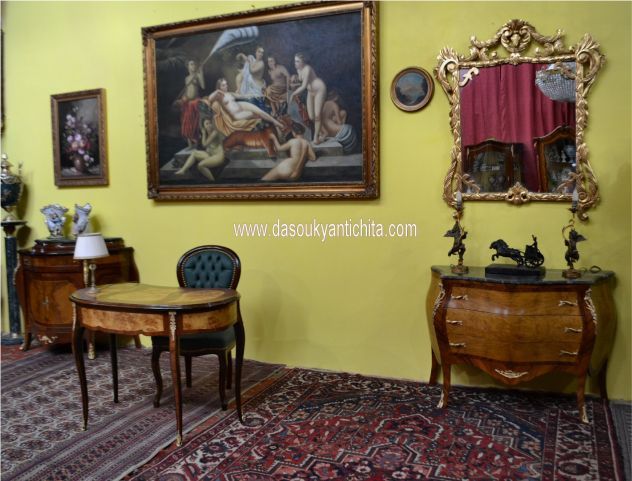 Scrivania a fagiolo stile Luigi XV - Foto 8