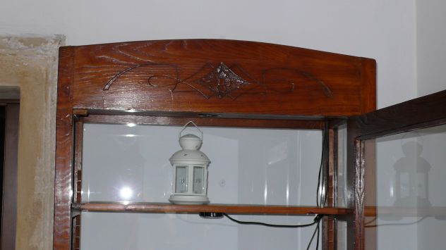 Antica vetrina liberty primi 900 Antiquariato - Foto 6