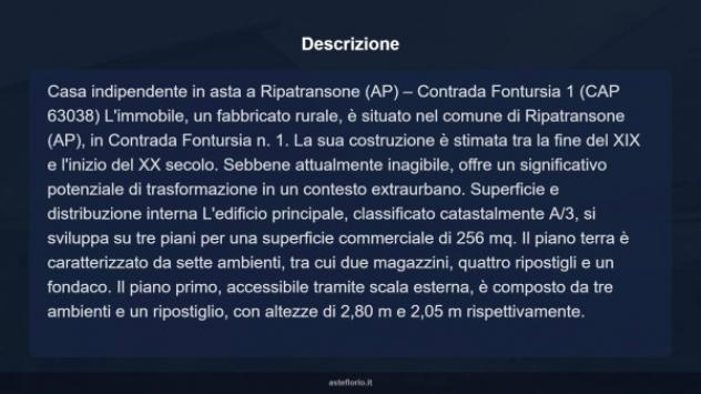 Immobile in asta di 256 m² con più di 5 locali in vendita a Ripatransone - Foto 7
