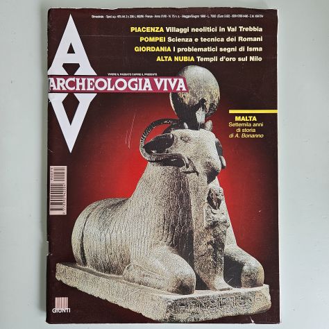 Archeologia Viva - Malta, Piacenza, Pompei, Giordania - Giunti - 1999 - TRACCIAT