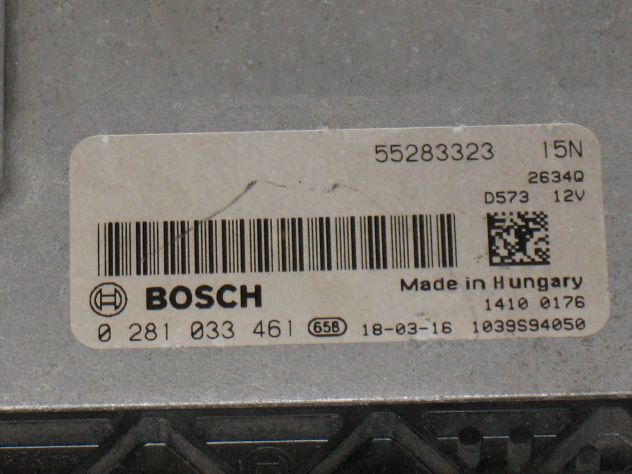 0281033461 ECU CENTRALINA FIAT DOBLO 0281033461 EDC17C69-3.C2 55283323 - Foto 2