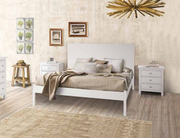 Letto matrimoniale Bianco