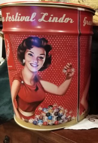 Bidone metallo Lindor Lindt