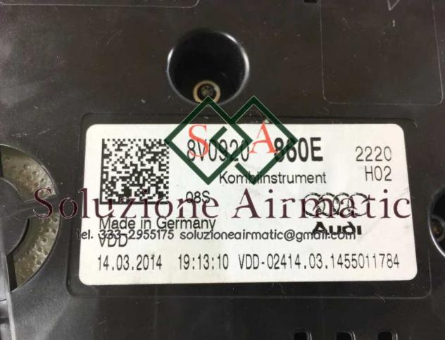 Audi A3 Sportback 1.6 quadro strumenti 8V0920860E - Foto 3