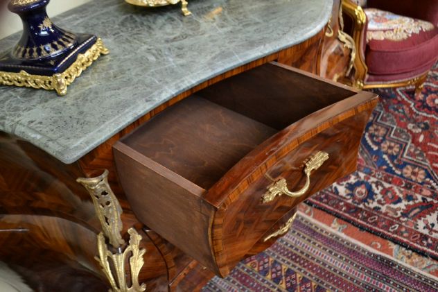 Commode-cassettone stile Luigi XV cm. 150 cm. - Foto 10