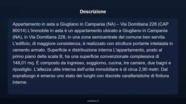 Immobile in asta di 148 m² con più di 5 locali in vendita a Giugliano in Campania - Foto 3