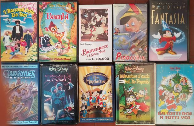 VHS ECLECTA PINOCCHIO e BIANCANEVE e altre - Foto 6