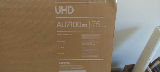 SAMSUNG TV75" Serie AU7100 - da riparare - Foto 2