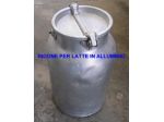 bidone per latte  in alluminio vintage