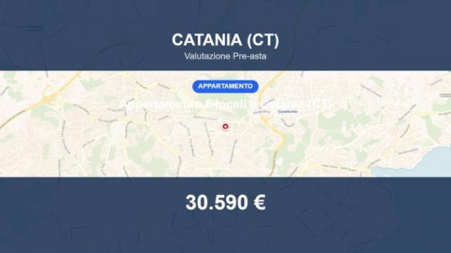 Immobile in asta di 97 m² con più di 5 locali in vendita a Catania