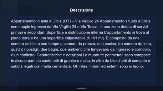 Immobile in asta di 161 m² con più di 5 locali in vendita a Olbia - Foto 16