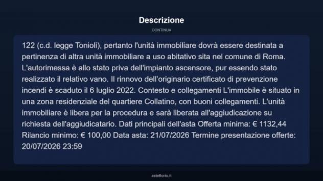 Immobile in asta di 14 m² in vendita a Roma - Foto 5