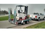 Carrello per mini escavatore, piattaformo, rullo pantografo ecc.