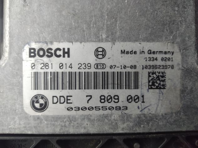 CENTRALINA MOTORE BOSCH 0281014239 BMW SERIE 1 E87 318D BMW 3 Serie E90 2.0 Moto - Foto 5