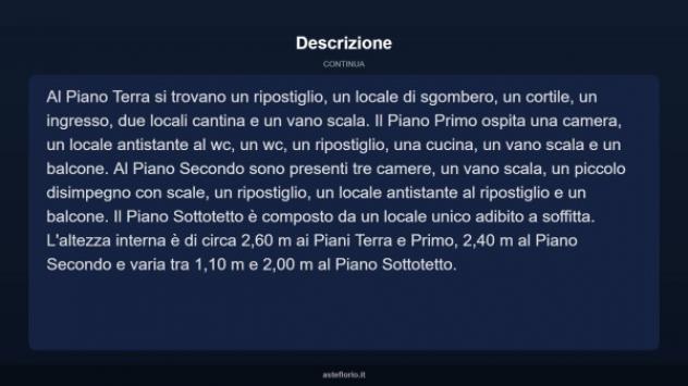 Immobile in asta di 372 m² con più di 5 locali in vendita a Grandola ed Uniti - Foto 13