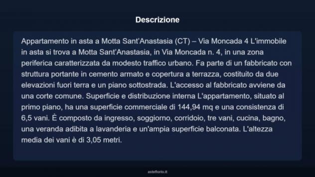 Immobile in asta di 144 m² con più di 5 locali e box auto in vendita a Motta Sant'Anastasia - Foto 12