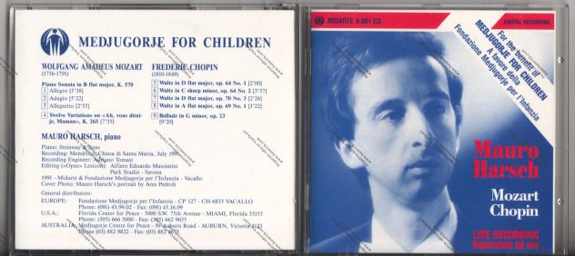 CD DI MAURO HARSCH - MOZART CHOPIN -