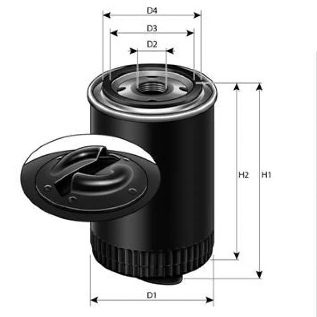 Purflux Hako Citymaster 1750 Ls553D