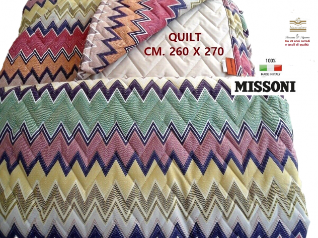 Copriletti quilt trapunte MISSONI , 4 modelli matrimoniali . - Foto 8