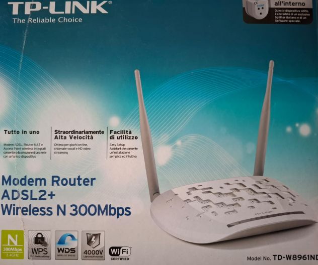 MODEM Router WIFI TP-Link TD W8961ND nuovo