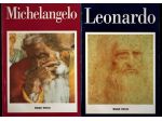 5 VOLUMI ARTE MICHELANGELO,LEONARDO,CARAVAGGIO,VAN GOGH,GOYA