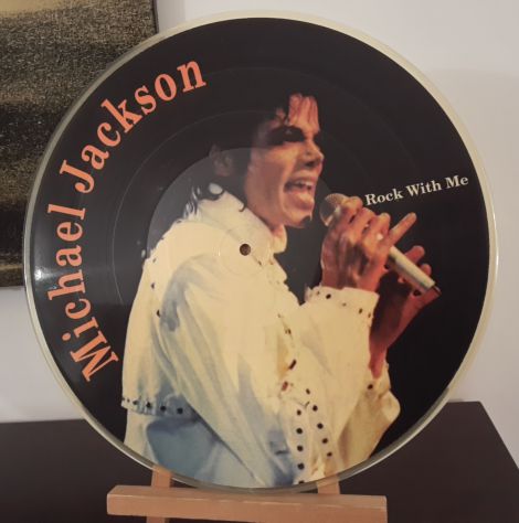 MICHAEL JACKSON, Rock With Me, PICTURE DISC, ON STAGE RECORDS 1994. - Foto 5