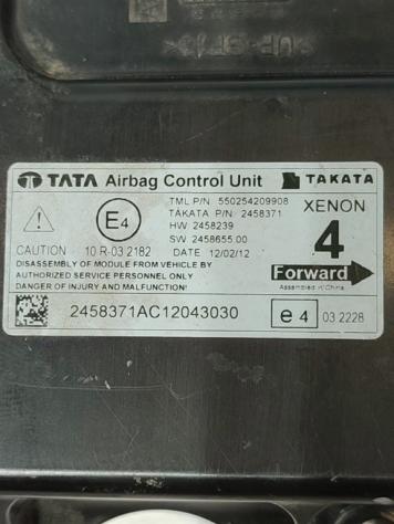 CENTRALINA AIRBAG TATA Xenon 1° Serie 550254209908 (07) - Foto 2