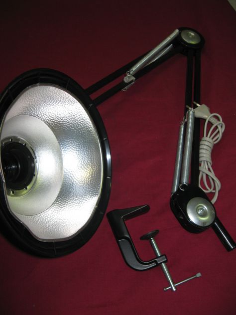 Lampada da tavolo a morsetto+ Lampadina a led - Foto 2