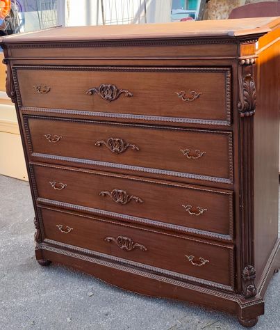 Cassettiera in Legno Scuro – 25251 - Foto 3