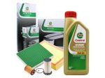 Kit Tagliando Castrol Passat TDI 4 Filtri 5 Litri Olio EDGE 5W30 LongLife 3