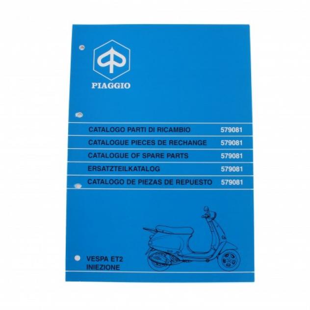 Catalogo parti di ricambio Piaggio Vespa ET2 iniezione