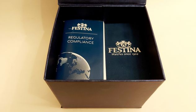 Scatola originale FESTINA con Certificato di Autenticità in vari lingue - Foto 5