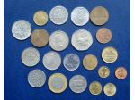 AREA MONDIALE 21 MONETE ANNI E TIPOLOGIA DIVERSI - LOTTO223-