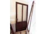 Porta in legno noce massello