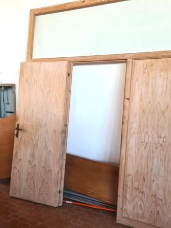 tramezza in legno con porta usata - Foto 2