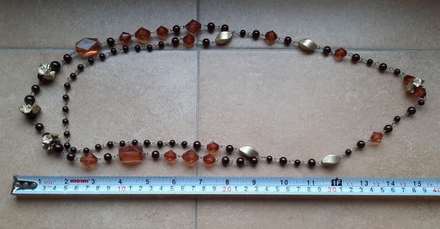 Collana lunga doppio filo a scalare - Foto 3