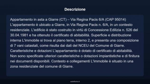 Immobile in asta di 105 m² con più di 5 locali in vendita a Giarre - Foto 3